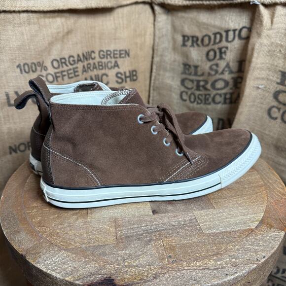 Converse Brown Genuine Suede Berkshire Sneaker Chuck Taylor Shoes Mens 11 - Picture 5 of 8